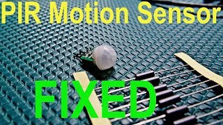 PIR Motion Sensor False Positive Fix [upl. by Enawyd]