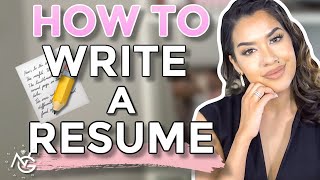 How to Write a Resume  With Little or NO Work Experience [upl. by Yeltihw]