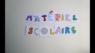 Le matériel scolaire Chanson El material escolar Canción  Profenoia [upl. by Nilrem]