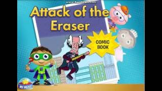 Super Why Game  Attack of the Eraser  Fun Kids Games [upl. by Annawt]