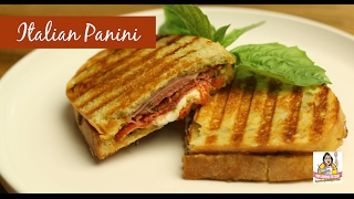 Italian Panini Sandwich  Cuisinart Griddler GR4N  Amy Learns to Cook [upl. by Calypso916]