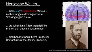 Physik Kl 10  Hertzsche Wellen [upl. by Aronle]