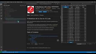 VSCode RUser Data Science Setup R R LSP RMarkdown AllInOne [upl. by Nahgem]