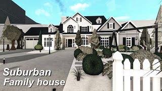 Suburban Family House Bloxburg Speedbuild 80k [upl. by Dihaz]