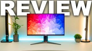 AOC 24G2 24quot Frameless 144Hz Gaming Monitor Review [upl. by Beyer933]