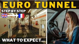 The Euro Tunnel  Step By Step Drive Through  WHAT TO EXPECT [upl. by Winston135]