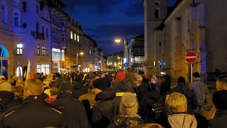 Mahnwache und Spaziergang in Bautzen am 732022 [upl. by Htebizile]