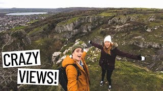 Hiking The BIGGEST GORGE IN THE UK Cheddar England [upl. by Irolav]