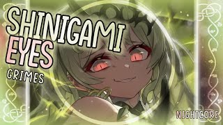 Nightcore ➳ Shinigami Eyes  Grimes Lyrics [upl. by Yrrap4]