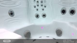 Jacuzzi J 245 Hot Tub Video [upl. by Hgalehs]