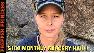 MY 100 MONTHLY GROCERY HAUL [upl. by Yessac]