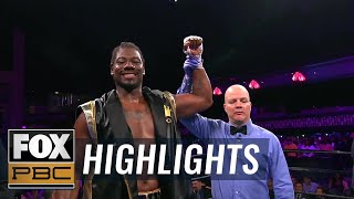 quotPrincequot Charles Martin beats Daniel Martz by 4th round TKO  HIGHLIGHTS  PBC ON FOX [upl. by Anuahs]