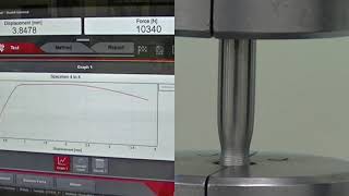 6Tensile testing mild steel [upl. by Eerat464]