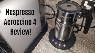 Nespresso Aeroccino 4 Milk Frother Review  Worth upgrading from the Aeroccino 3 [upl. by Notfilc246]