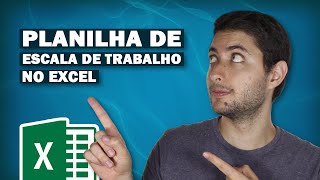 Escala de Trabalho no Excel Planilha Gratuita  Explicação [upl. by Orelee]