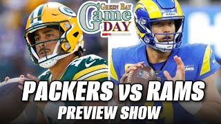 GREEN BAY PACKERS vs LOS ANGELES RAMS  Green Bay GameDay [upl. by Alyakcm]