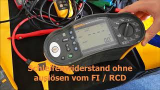 Fluke 1664FC Anlagentester Installationstester VDE0100 Messgerät Funktionen Bedienungsanleitung [upl. by Merat]