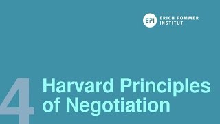 The Harvard Principles of Negotiation [upl. by Yirinec]