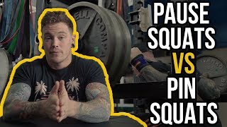 Pause Squats vsPin Squats Which should you do [upl. by Roshelle]