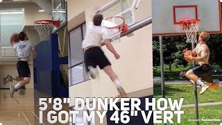 58quot Dunker  How I Increased My Max Vert 20quot Dunk Motivation [upl. by Cogn847]