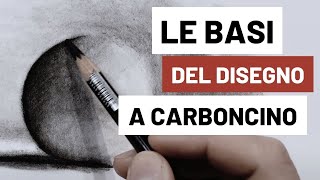 Come disegnare una sfera con il carboncino [upl. by Adiaroz]