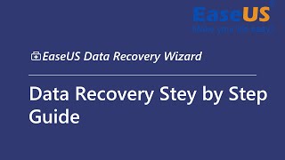 Data Recovery Step by Step Guide [upl. by Aceissej149]