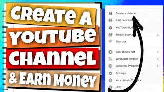 How to Create a YouTube Channel on Android StepbyStep Guide [upl. by Mehelhteb]