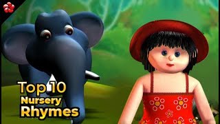 Top 10 nursery rhymes from manjadi ♥ Malayalam kids cartoon [upl. by Nahtanaoj476]