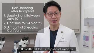 Hair Transplant Recovery  Advice for After a Hair Transplant  Dr Mark Tam [upl. by Eedrahs]