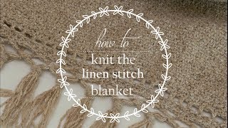 How to Knit Linen Stitch [upl. by Hite]