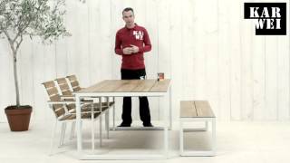 KARWEI  Morelli Tuintafel Tuinstoelen en Tuinbanken [upl. by Terrye]