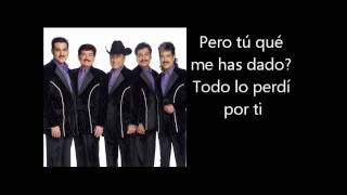 Los Tigres Del Norte  Golpes En El Corazon Letra Lyrics [upl. by Aalst]