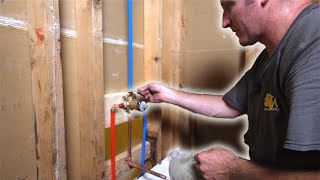 Tub Shower Faucet Replacement Delta in 2 Minutes l PLAN LEARN BUILD [upl. by Alahc]