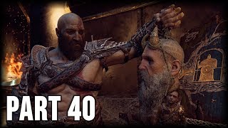 God of War  100 Walkthrough Part 40 PS4 – Escape from Helheim [upl. by Asha317]