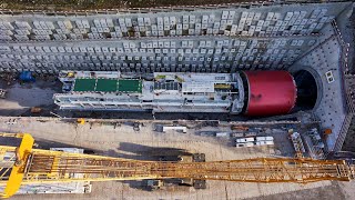 Eppenberg SBB Railway Tunnel  From installation to the breakthrough [upl. by Karyl]