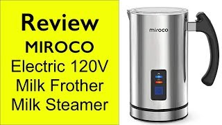 Review Miroco Milk Frother  How to make froth milk at home [upl. by Dnalwor]