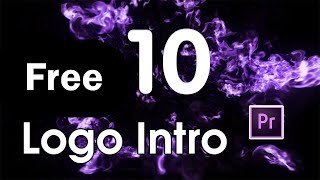 10 Free Logo Intro Premiere Pro Templates  New 2021 [upl. by Ainival]