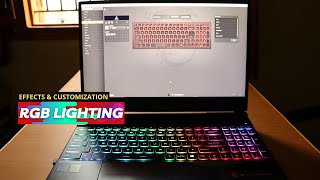 MSI GL65 Leopard Keyboard RGB Lighting Settings amp Customization For PerKey RGB  techbunny [upl. by Mcintyre553]