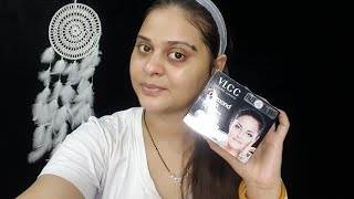 VLCC NATURAL SCIENCE DIAMOND FACIAL KIT REVIEW WITH LIVE DEMO  VIMPILICIOUS BEAUTY  HINDI [upl. by Jac]