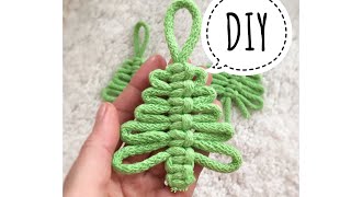 DIY CHOINKA MAKRAMA macrame christmas tree [upl. by Gabe]