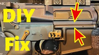 AR15 Upper and Lower Wobble Fix [upl. by Nnyladnarb]