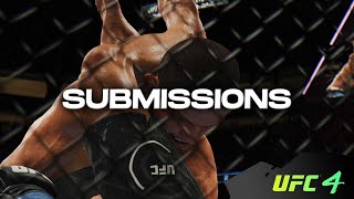 UFC 4  High Level JiuJitsu amp SubmissionsOnline Ranked Gameplay [upl. by Adnalohs]