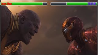 Iron Man vs Thanos With Healthbars [upl. by Horne]