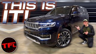 2022 Jeep Grand Wagoneer Youll Be Surprised How Much Jeeps Flagship Costs And Tows [upl. by Uticas]