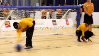 Conheça a modalidade paraolímpica do goalball [upl. by Nyad]