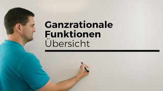 Ganzrationale Funktionen Übersicht Polynomfunktionen  Mathe by Daniel Jung [upl. by Amity]