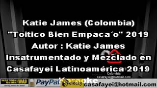 Katie James  Toitico Bien empacao Karaoke DEMO [upl. by Inaflahk369]