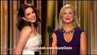 George Clooney Joke  Amy Poehler amp Tina Fey Monologue  Golden Globes 2015 [upl. by Olympia]