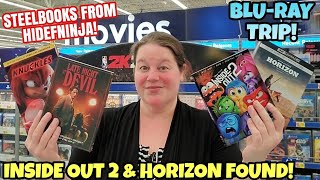 INSIDE OUT 2 BLURAY HUNTING TRIP Incredible Walmart Steelbook Package From HiDefNinja [upl. by Sloan219]