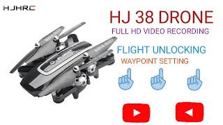 HJ38 Drone Manual  Hj38 Drone Review HJ38 GPS Drone With 4K Camera  Follow Me Quadcopter [upl. by Gautier]